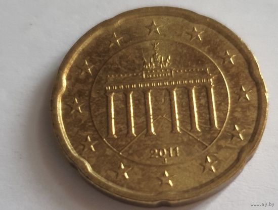Германия 2011J 20 евроцентов