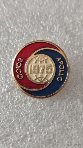 Значек знак Союз-Аполлон Космос