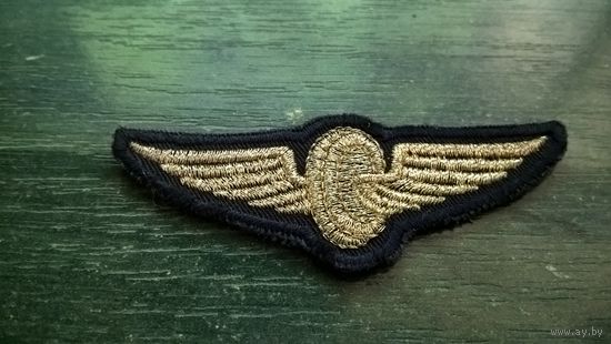 Нагрудный знак МПС Беларуси (Шитый, золотая нить)