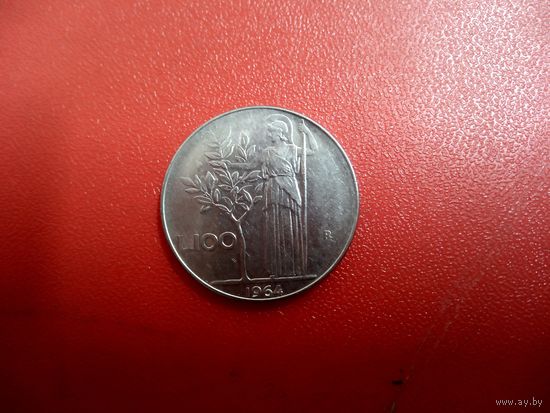 100 лир 1964 Италия