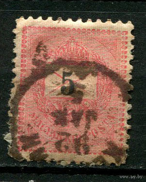 Венгрия - 1888 - Письмо 5К (перф. 11 1/2:11 1/2) - [Mi.30A] - 1 марка. Гашеная.  (Лот 58G)