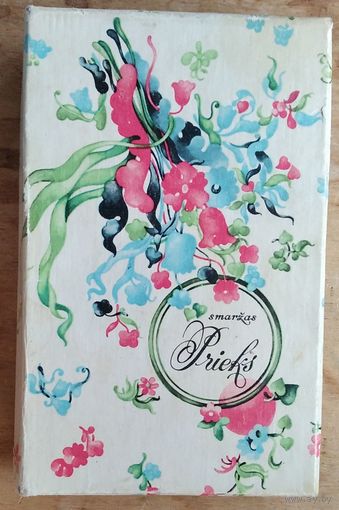 Упаковочная коробка от парфюмерного набора "Радость". Дзинтарис. 1970-80 г.