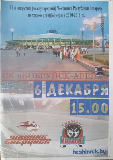 Программка. Бобруйск. Хоккей.