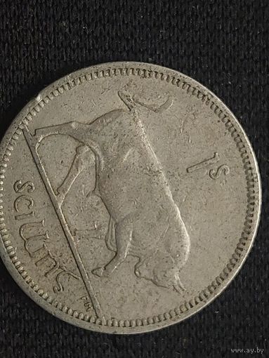 1 шиллинг ирландия 1966