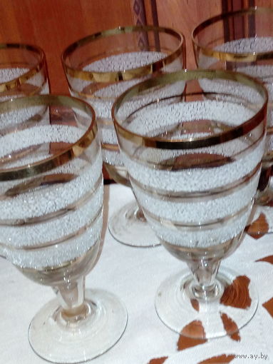 Фужеры  "ЛАЙМ"ретро. высота 13.5см