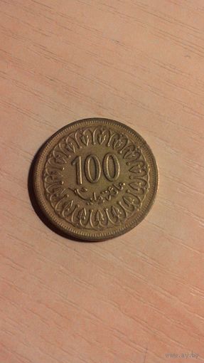 Тунис, 100 миллим 1983.