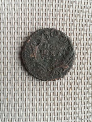 Полушка 1731 года с рубля