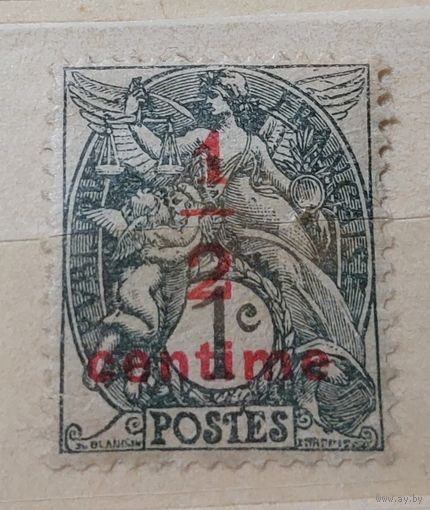 Франция 1919 Аллегория с надпечаткой