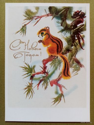 Каневский 1988 С Новым Годом! чистая бурундук