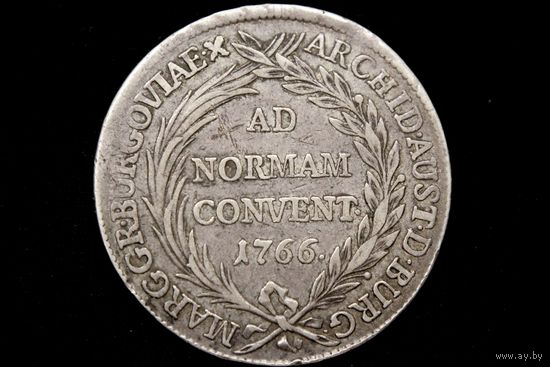 Талер 1766 г. Бургау (Австрия), Мария Терезия. Кабинетная патина, пореже!