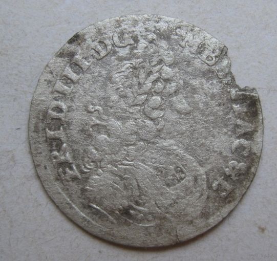 3 гроша Фридрих III 1696г.