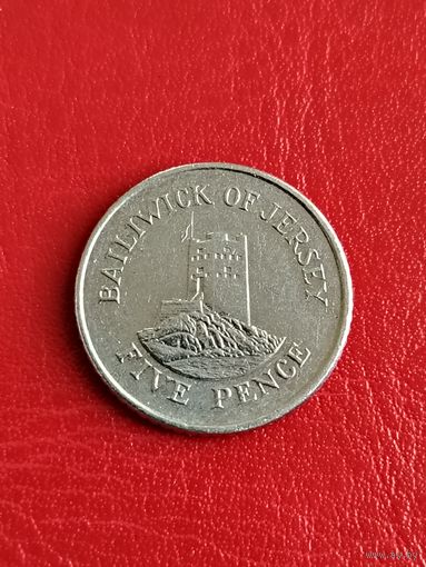 Джерси 5 пенсов 1990