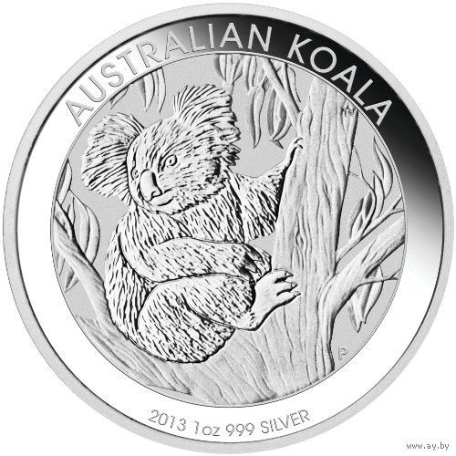 Австралия "Коала" 2013 г. Серебро "1 Oz".