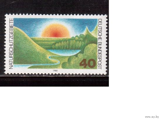 Германия(ФРГ)-1980,(Мих.1052), **, Природа
