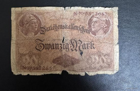 Германия 20 марок 1914