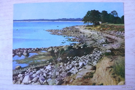 Прибалтика, Латвийская ССР, Море у Туи; чистая.