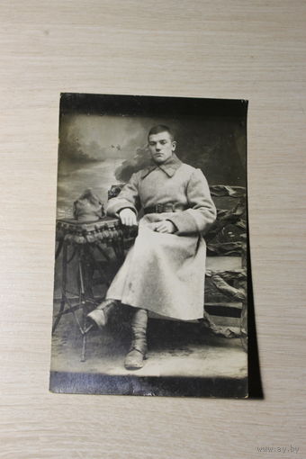 Фотография военнослужащего, 1926 год, размер 13.5*8.5 см.