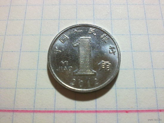 Китай 1 джао 2012