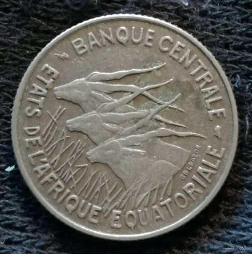 Экваториальная Африка 100 франков, 1966 г., KM# 5