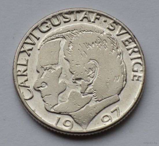 Швеция, 1 крона 1997 г.