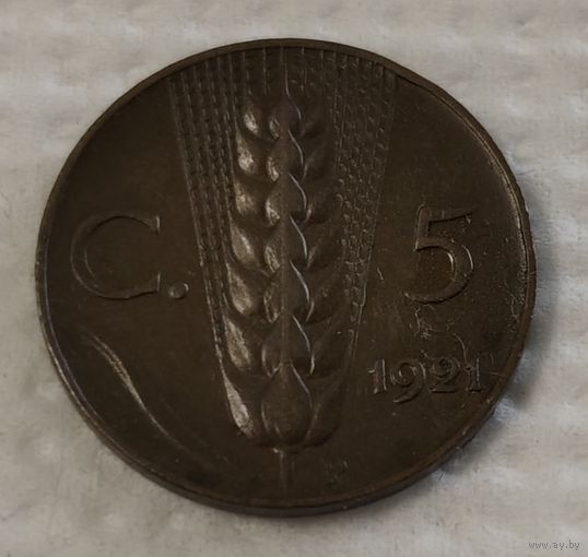 Италия 5 чентезимо, 1921 (14-18-43)