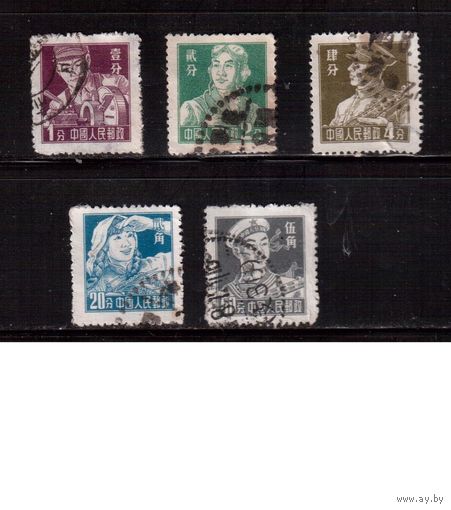 Китай-1955(Мих.298-305) , гаш., Стандарт
