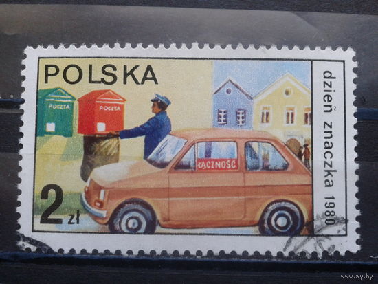Польша, 1980, Выемка почты, автомобиль
