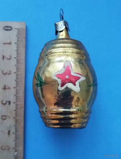Ёлочная игрушка. Бочонок. Бочка. С рубля.
