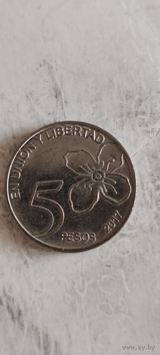 Аргентина 5 песос 2017