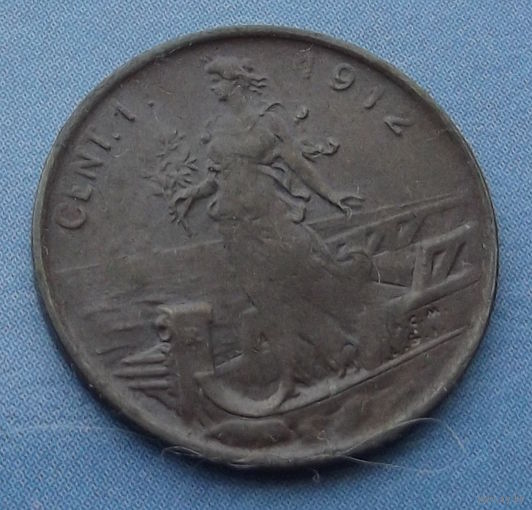 Италия. 1 чентезимо 1912