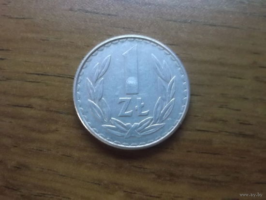 Польша 1 злотый 1987