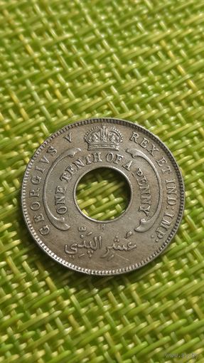 Британская Западная Африка 1/10 пенни 1912 г