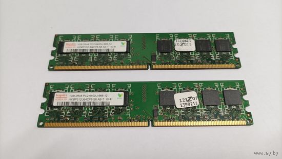Оперативная память 2x Hynix (DDR2, 1Gb)