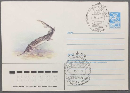 ХМК СССР 1985г Севрюга