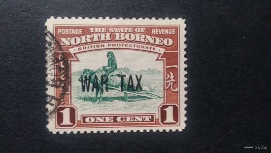 Великобритания\290с\Северное Борнео 1941. Стандарт, надпечатка. SG318