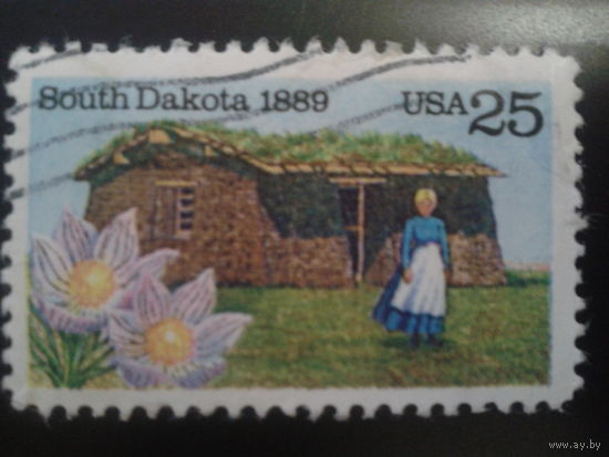 США 1989 штат Южная Дакота, цветы