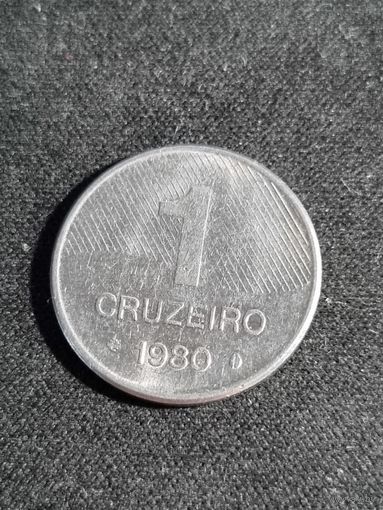 Бразилия 1 крузейро 1980