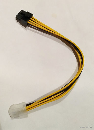 Переходник 4 pin - 8 pin для питания процессора