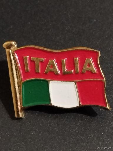 Знак. Флаг Италия.