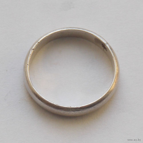 Кольцо солдата вермахта Диаметр 19 мм клеймо 835 вес 2.85 гр