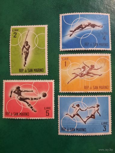 Сан Марино 1963. Олимпиада Токио-1964. Полная серия