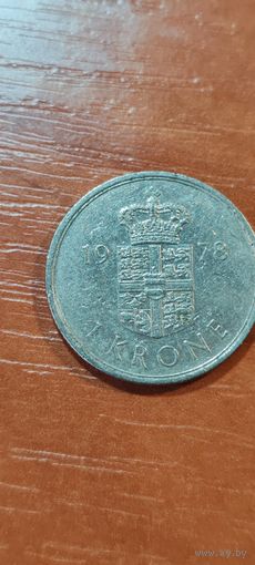 Дания 1 крона 1978