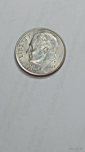 США 10 центов 2013 года . P