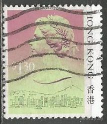 Гонконг. Королева Елизавета II. 1987г. Mi#515.