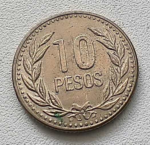 Колумбия 10 песо 1999 3-14-41