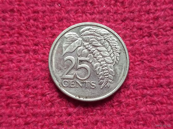 Тринидад и Тобаго 25 центов 2007 г.