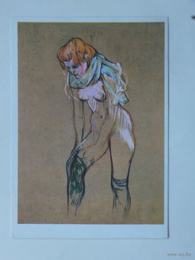 Тулуз  Лотрек живопись 10х15 см