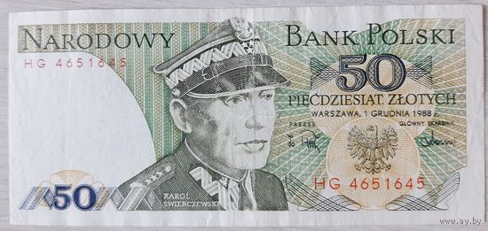 Польша 50 злотых 1988