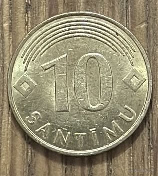 10 Сантимов Латвия 2008г.