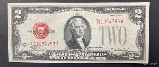 2 доллара США 1928 D aunc